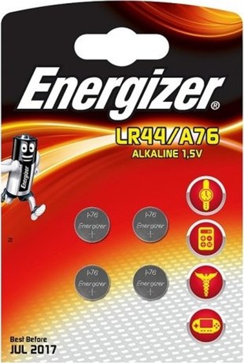 Energizer Button Cell Battery Lr44 6 Alkaline 1 5v 4 Pieces Internet Outdoorshop